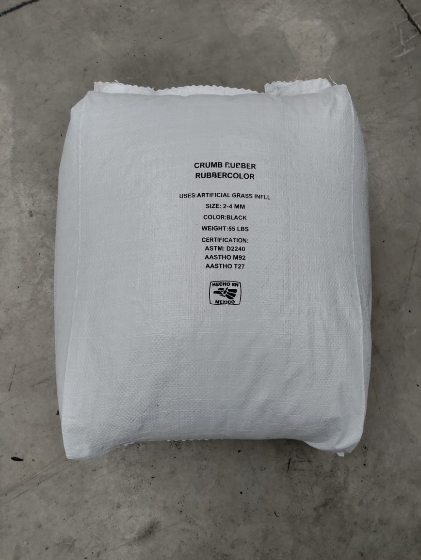 Rubber for synthetic grass